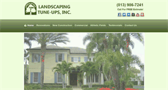 Desktop Screenshot of landscapingtuneups.com